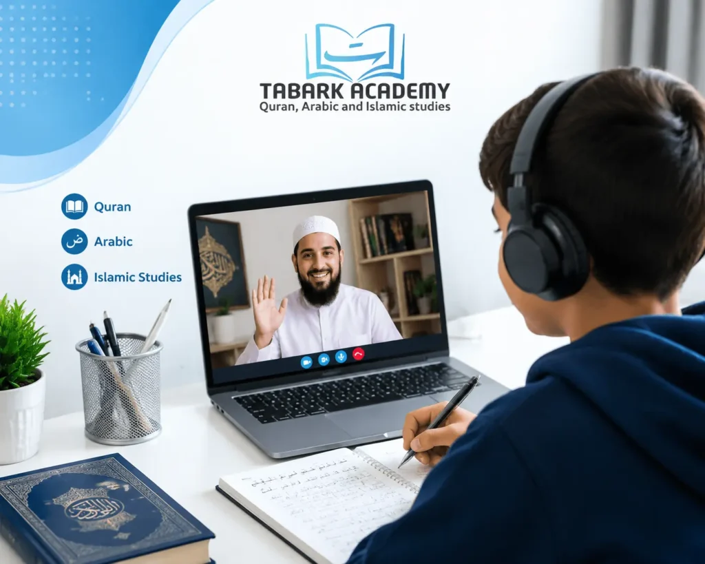 The Importance of the Arabic Language in Islam - 10 Reasons Every Muslim Should Learn It 4 Student learning the Arabic language online.